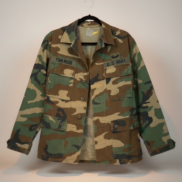 Other - Authentic Military Field Jacket Olive Drab Utility Coat